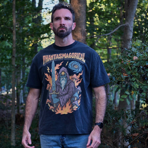 Dreamfire Sage - Fluffy Vintage Washed  T-Shirt - 250 GSM (NEW)